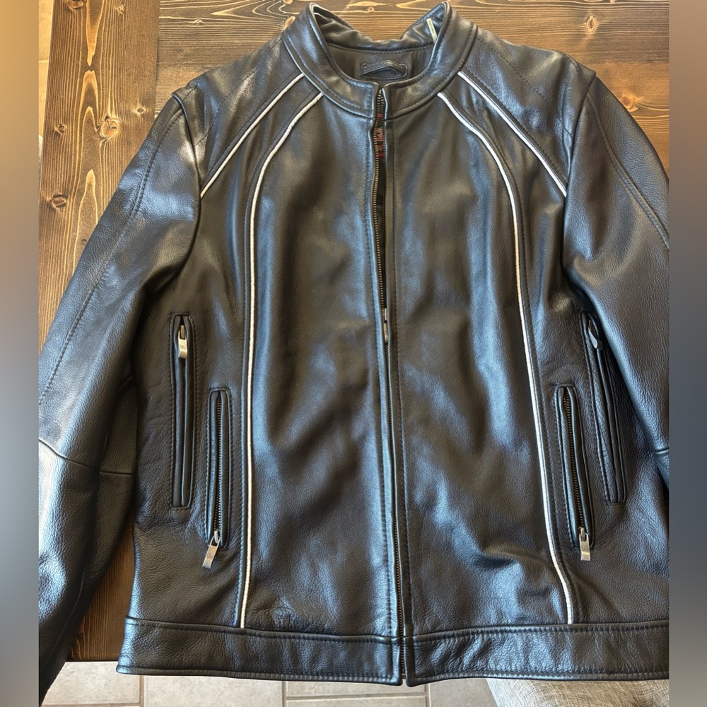 Women’s Classic Black Leather Jacket